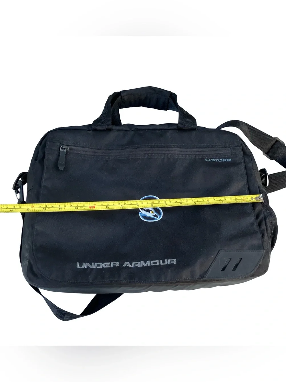 Under Armour Storm Messenger Bag Briefcase Crossbody Laptop Coach’s Black Logo